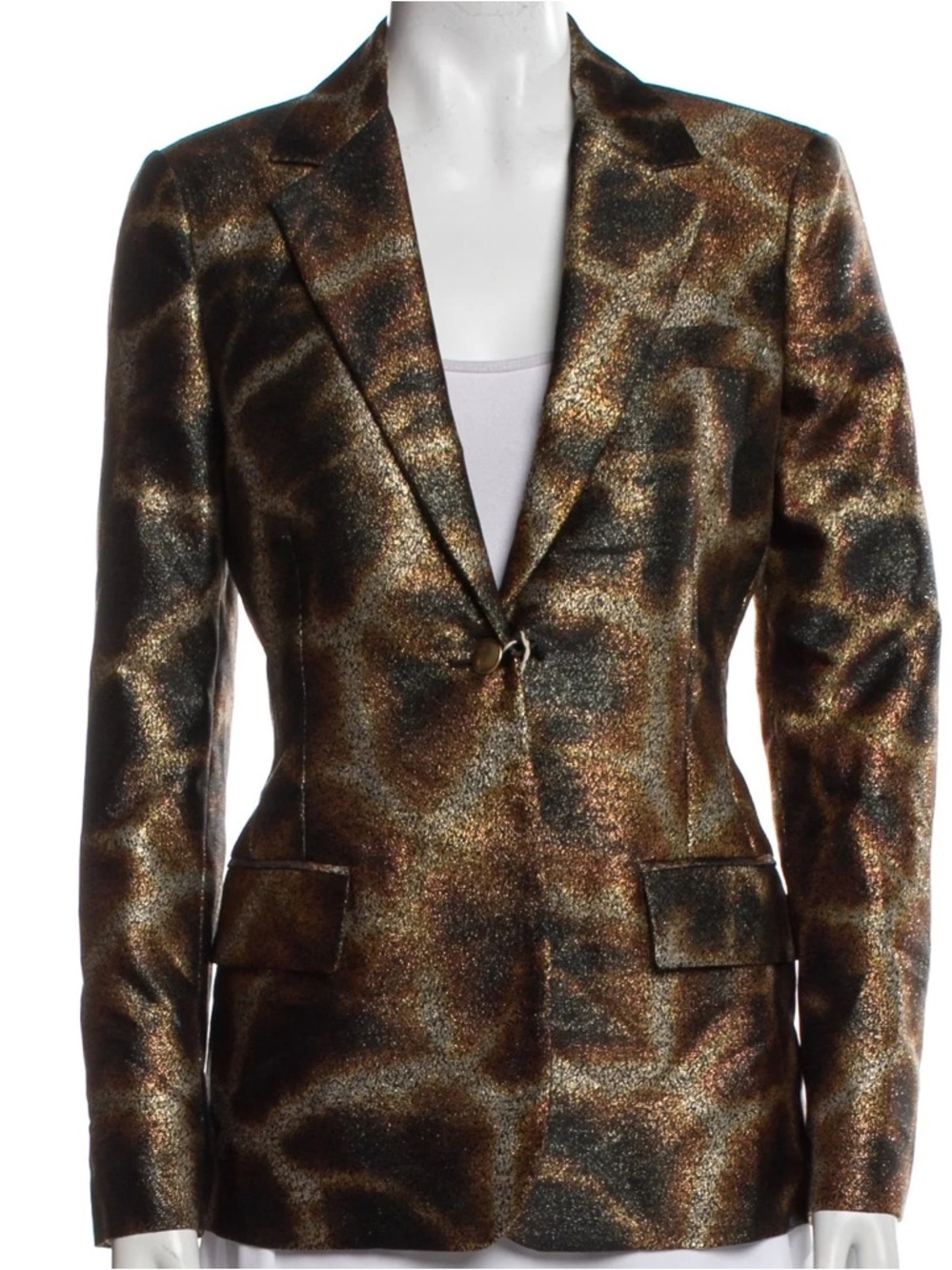 Roberto Cavalli Animal Print Blazer NWT